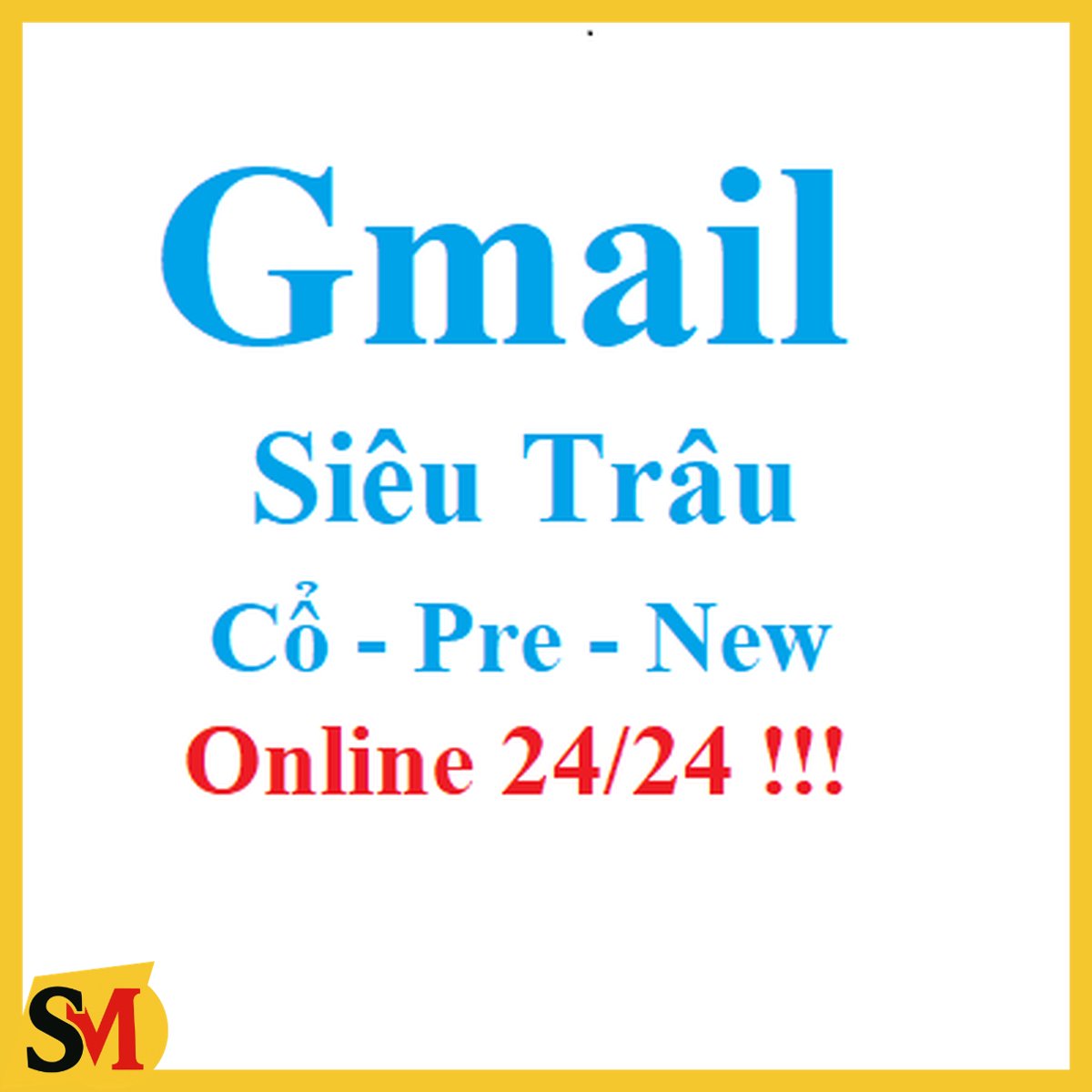 Gmail Cổ - Pre - New | Loại Trâu