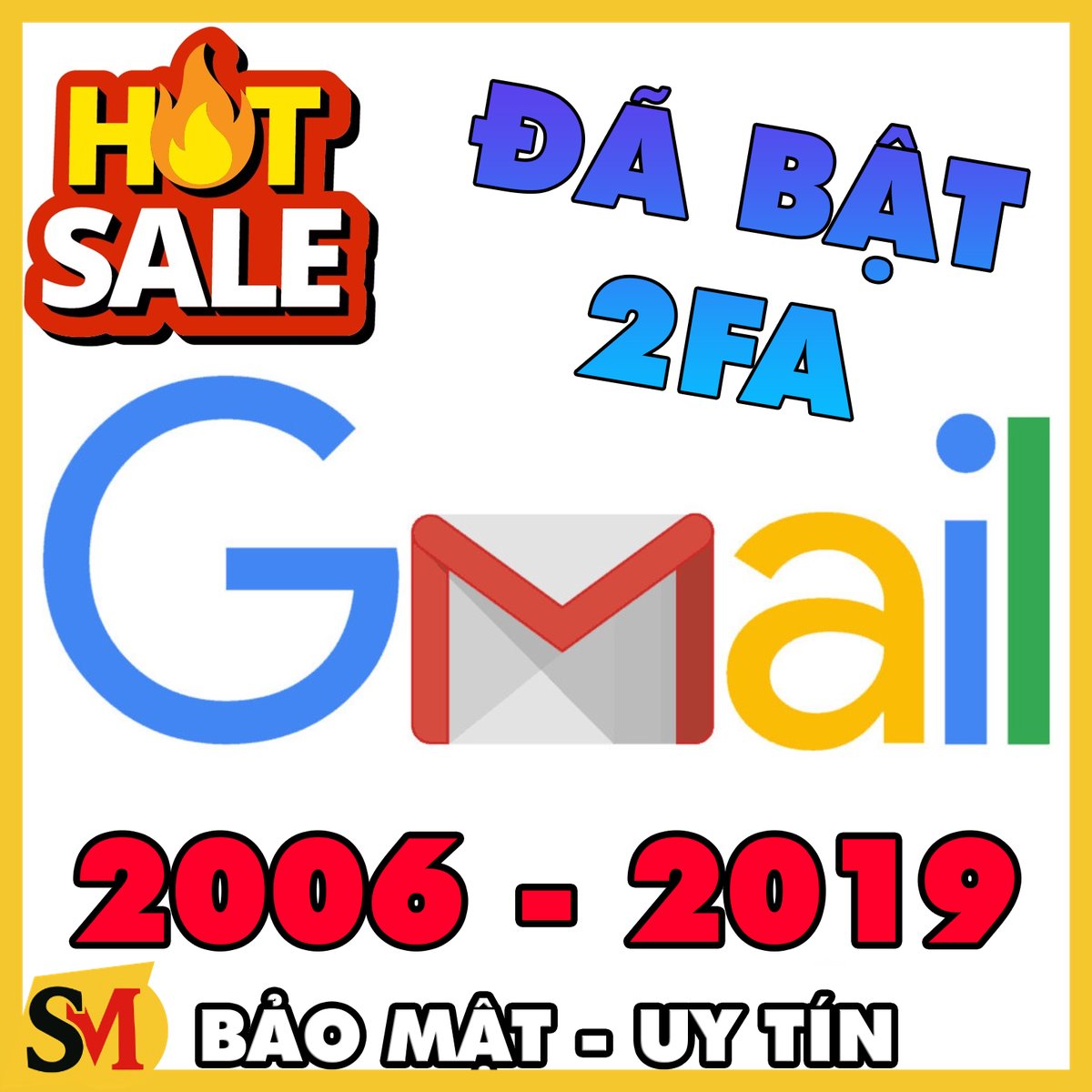 Gmail Cổ Random Country 2006 2019 ĐÃ BẬT 2FA OLD GMAIL