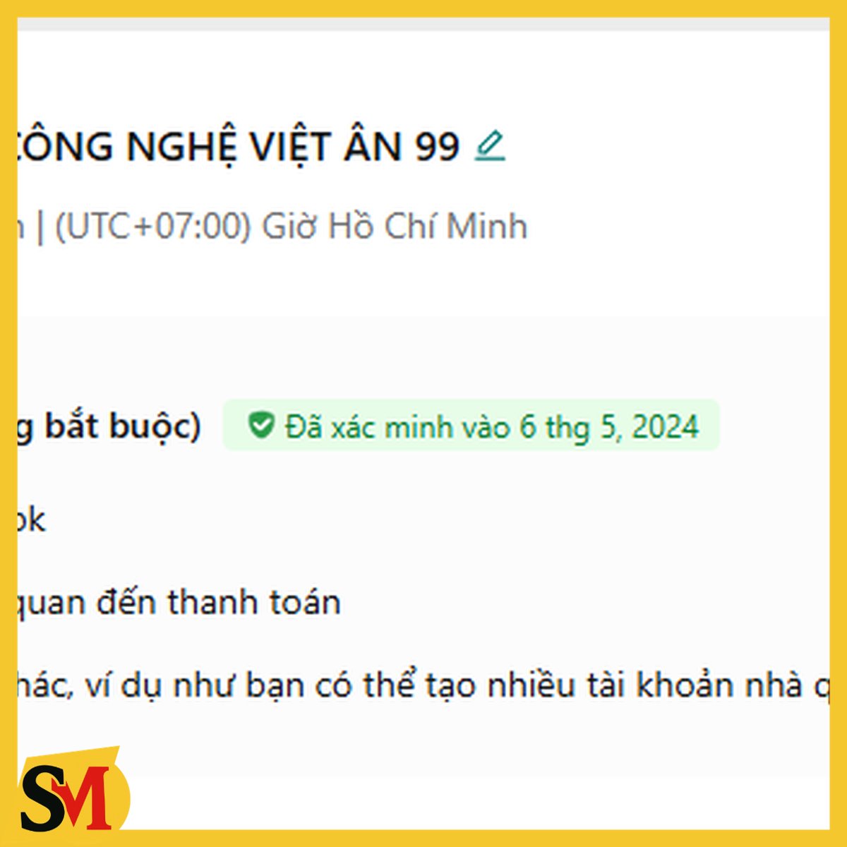 Tài khoản tiktok ads đã xác minh doanh nghiệp trust .